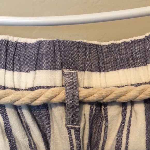 For the Republic blue/white striped wide leg pants. - Picture 8 of 10